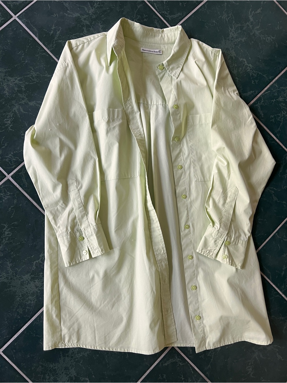 Light Green Button-Up